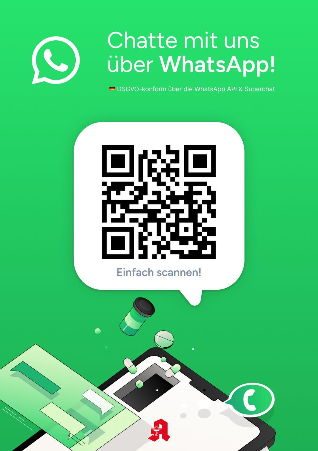 Chatte mit uns per WhatsApp